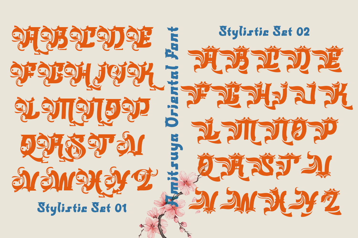 Amitsuya - Oriental Japanese Font - Image 6