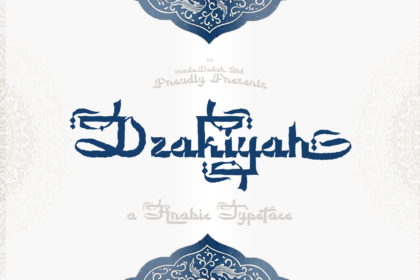 Dzakiyah - Arabic Font Style