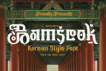 Bamseok - Korean Font