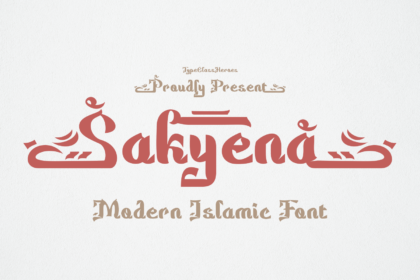 Sakyena - Modern Islamic Font