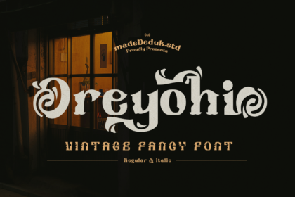 Oreyohi - Vintage Fancy Font