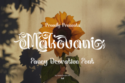 Makovani - Fancy Font
