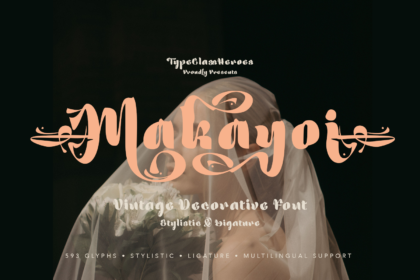 Makayoi - Vintage Decorative Font