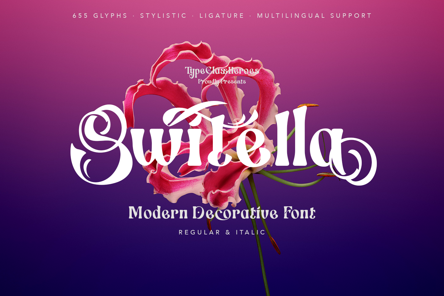 Switella - Modern Decorative Font