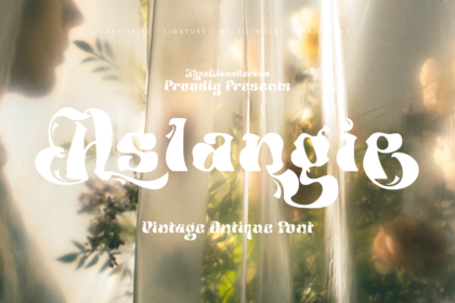 Aslangie - Vintage Antique Font