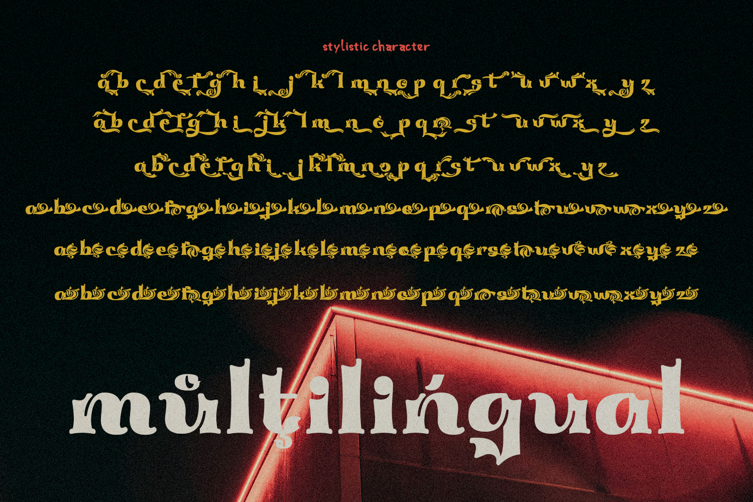 Kusovia - Vintage Decorative Font - Image 10