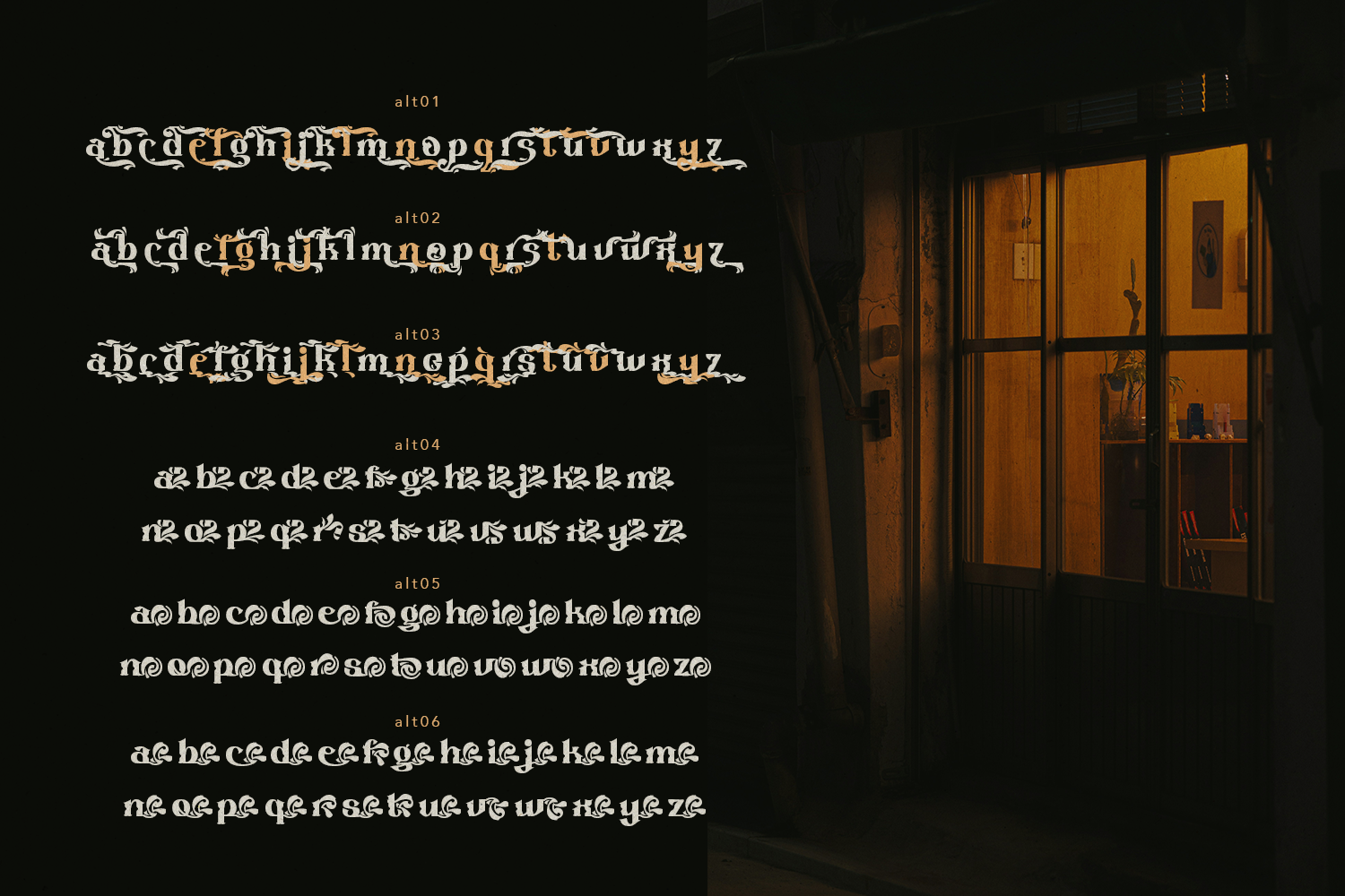 Oreyohi - Vintage Fancy Font - Image 8