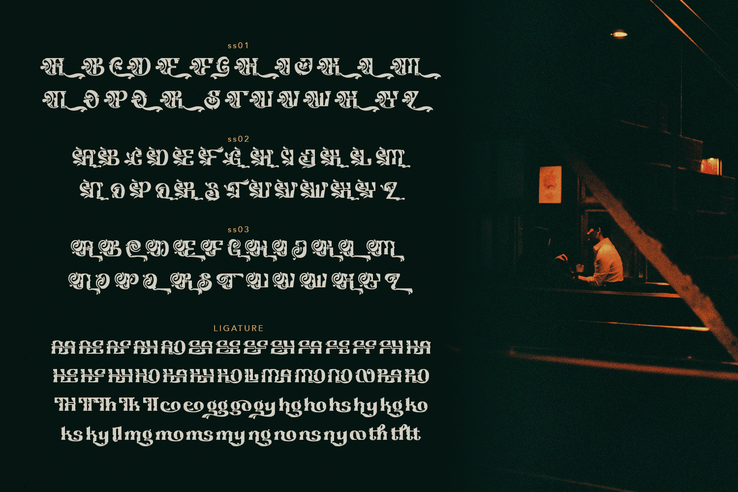 Oreyohi - Vintage Fancy Font - Image 9