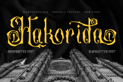 Hakorida - Blackletter Font