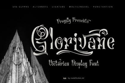 Glorivane - Victorian Display Font