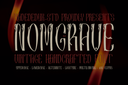 Nomgrave - Vintage Handcrafted Font