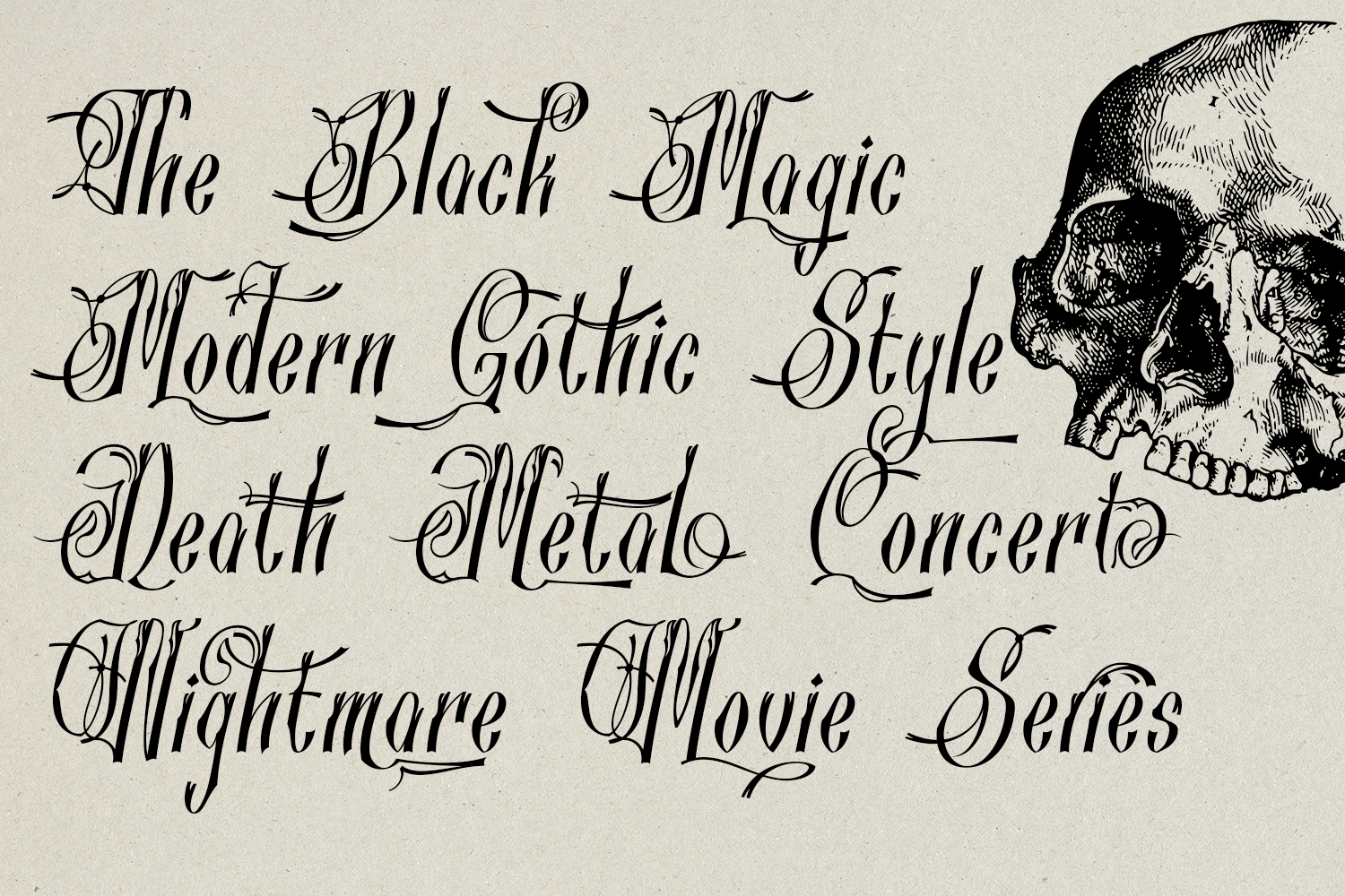 Nomgrave - Vintage Handcrafted Font - Image 7