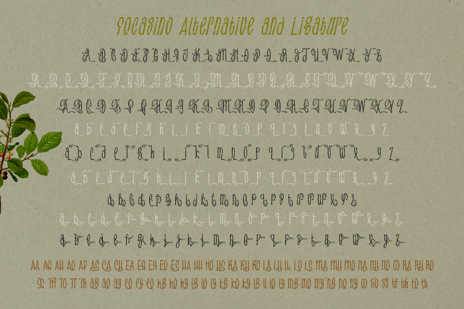 Focasino - Handwritten Font - Image 8